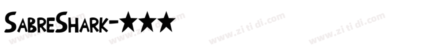 SabreShark字体转换