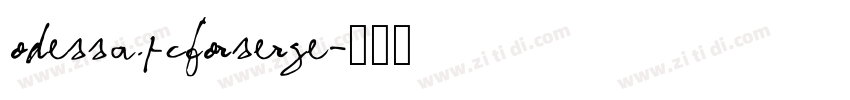 OdessaPCforSerge字体转换