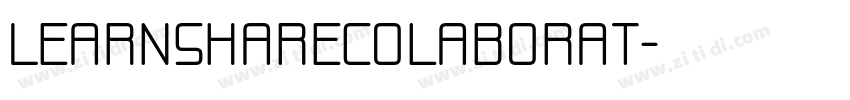 LearnShareColaborat字体转换