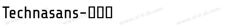 Technasans字体转换