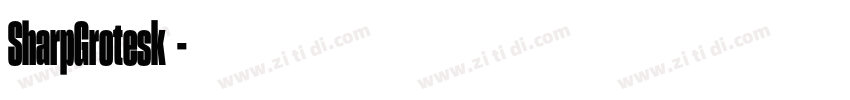 SharpGrotesk字体字体转换