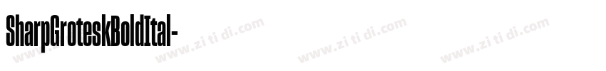 SharpGroteskBoldItal字体转换 SharpGroteskBoldItal字体转换
