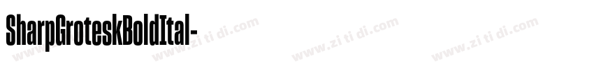 SharpGroteskBoldItal字体转换 SharpGroteskBoldItal字体转换