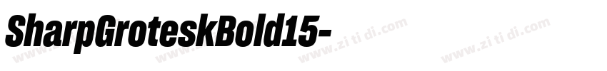 SharpGroteskBold15字体转换 SharpGroteskBold15字体转换