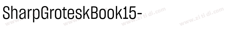 SharpGroteskBook15字体转换 SharpGroteskBook15字体转换