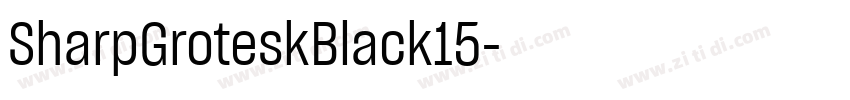 SharpGroteskBlack15字体转换 SharpGroteskBlack15字体转换