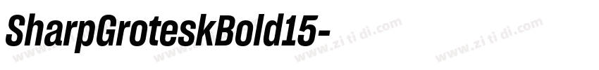 SharpGroteskBold15字体转换 SharpGroteskBold15字体转换