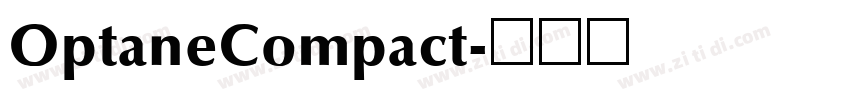 OptaneCompact字体转换