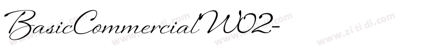 BasicCommercialW02字体转换