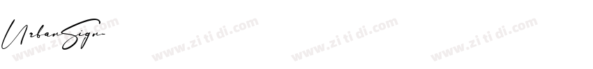 UrbanSign字体转换