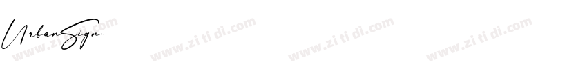 UrbanSign字体转换