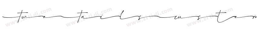 TwoTailsCustomeFont字体转换