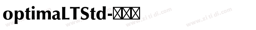 optimaLTStd字体转换