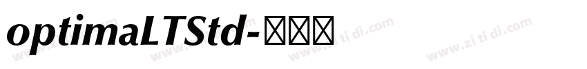 optimaLTStd字体转换
