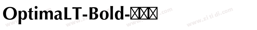 OptimaLT-Bold字体转换