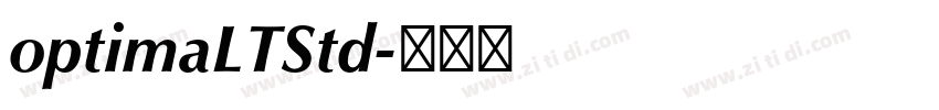 optimaLTStd字体转换