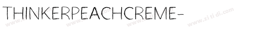 ThinkerPeachcreme字体转换