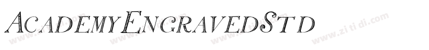 AcademyEngravedStd字体转换