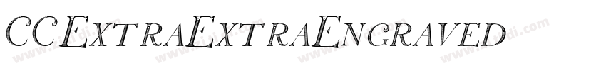 CCExtraExtraEngraved字体转换 CCExtraExtraEngraved字体转换