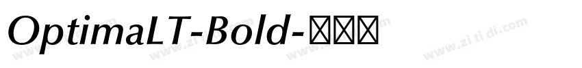 OptimaLT-Bold字体转换