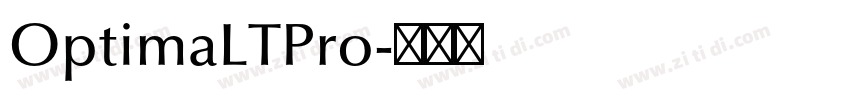 OptimaLTPro字体转换