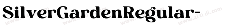 SilverGardenRegular字体转换 SilverGardenRegular字体转换