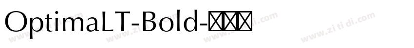 OptimaLT-Bold字体转换