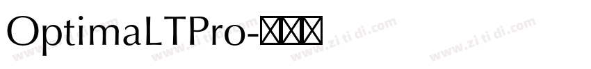 OptimaLTPro字体转换