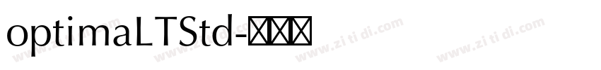 optimaLTStd字体转换