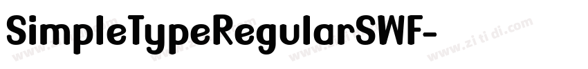 SimpleTypeRegularSWF字体转换 SimpleTypeRegularSWF字体转换