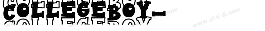 CollegeBoy字体转换
