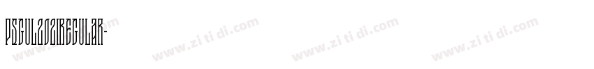 psgul2021regular字体转换
