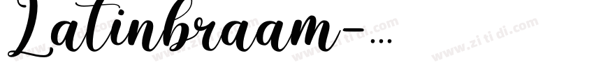 Latinbraam字体转换