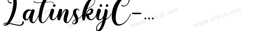 LatinskijC字体转换