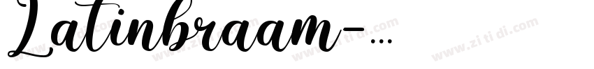 Latinbraam字体转换
