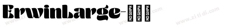 ErwinLarge字体转换
