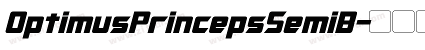 OptimusPrincepsSemiB字体转换
