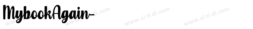 MybookAgain字体转换