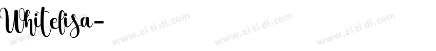 Whitelisa字体转换