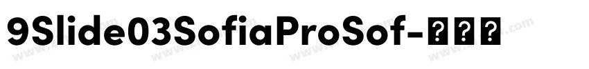 9Slide03SofiaProSof字体转换