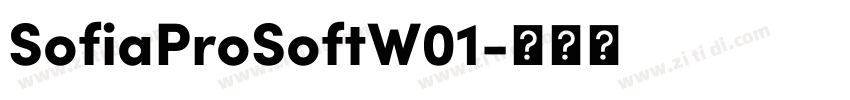 SofiaProSoftW01字体转换