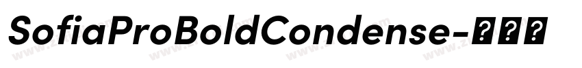 SofiaProBoldCondense字体转换 SofiaProBoldCondense字体转换