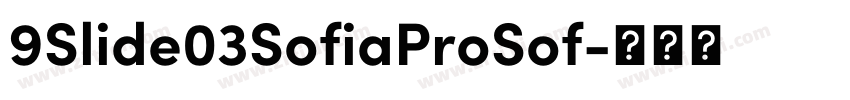 9Slide03SofiaProSof字体转换