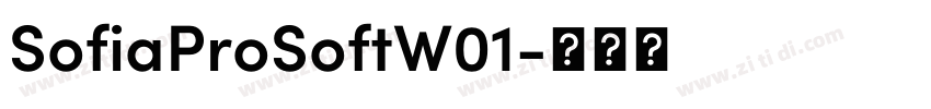 SofiaProSoftW01字体转换