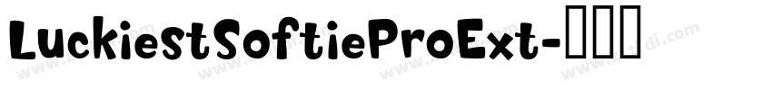 LuckiestSoftieProExt字体转换