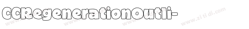 CCRegenerationOutli字体转换 CCRegenerationOutli字体转换