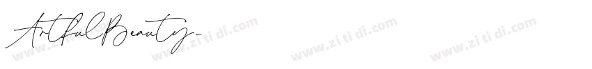 ArtfulBeauty字体转换