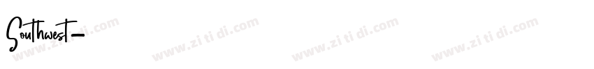 Southwest字体转换