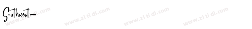 Southwest字体转换
