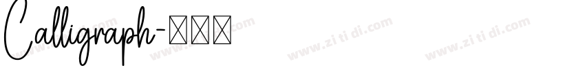 Calligraph字体转换 Calligraph字体转换